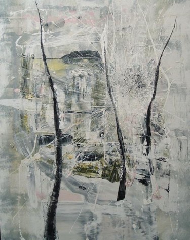 Ice Fall Painting titled "Ice Fall" by Dmitri Matkovsky, Original Art, Oil