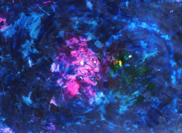 Peinture intitulée "Universal Night" par Dmitri Matkovsky, Œuvre d'art originale, Huile
