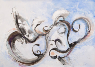Malerei mit dem Titel ""Music of the Spher…" von Dmitri Matkovsky, Original-Kunstwerk, Acryl
