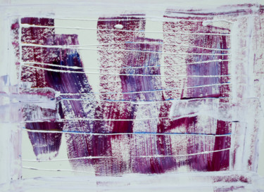 Painting titled "Purple Rain Origina…" by Dmitri Matkovsky, Original Artwork, Acrylic