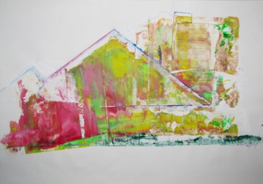 Malarstwo zatytułowany „home is where it hu…” autorstwa Dmitri Matkovsky, Oryginalna praca, Akryl