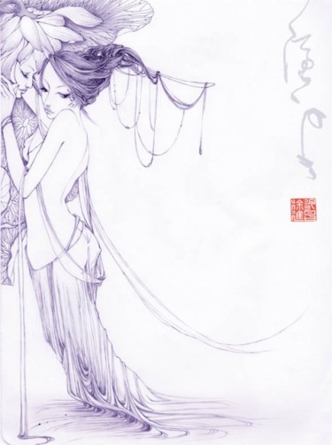 绘画 标题为“花.非花” 由木尹老巢, 原创艺术品, 油
