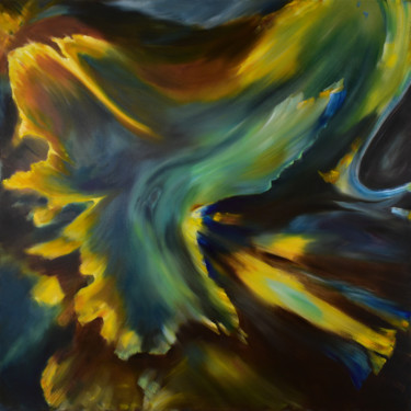 Картина под названием "PERSEVERANCE - orig…" - Marina Venediktova, Подлинное произведение искусства, Масло Установлен на Дер…