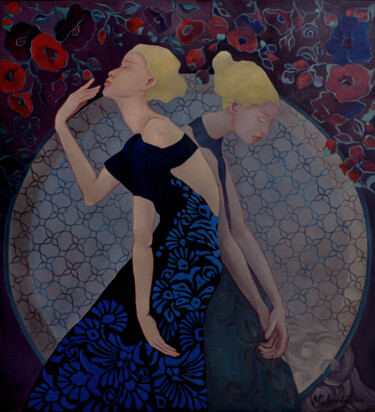THE FRAGRANCE OF BEAUTY 110*100*2 Peinture intitulée "THE FRAGRANCE OF BE…" par Marina Venediktova, Œuvre d'art originale, Huile Monté sur Châssis en bois