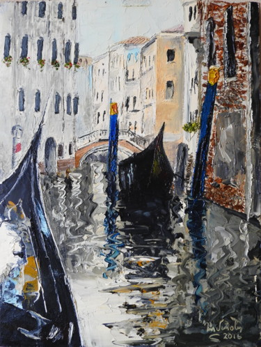 Pintura titulada "Venecia" por Marina Viñoly Apaolaza, Obra de arte original, Oleo