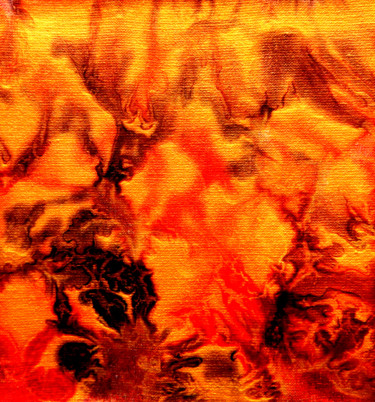 Méphistophélès Peinture intitulée "Méphistophélès" par Monique Vivian, Œuvre d'art originale, Acrylique