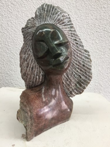 Sculpture titled "My beauty" by Goodson Mlera, Original Artwork, Stone