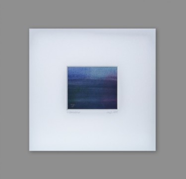 Картина под названием "'Navy Blue Sea'" - Magdalena Wojciechowska, Подлинное произведение искусства