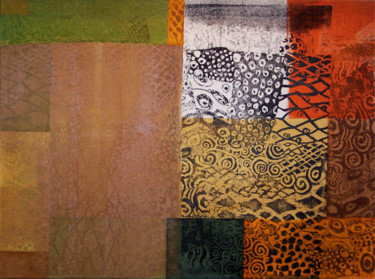 Prenten & gravures getiteld "Four seasons" door Magdalena Wojciechowska, Origineel Kunstwerk, Zeefdruk