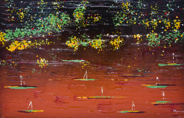 Peinture intitulée "Confettis" par Mya Kotook, Œuvre d'art originale, Acrylique Monté sur Châssis en bois