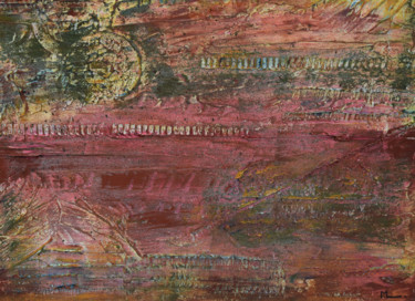 Crocodile Peinture intitulée "Crocodile" par Mya Kotook, Œuvre d'art originale, Acrylique