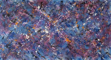 Painting titled "« Cosmic №4 »  by M…" by M.Y.Art, Original Artwork, Acrylic