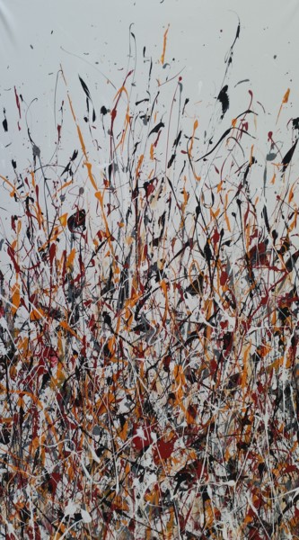 JACKSON POLLOCK style ACRYLIC Painting on CANVAS Painting titled "JACKSON POLLOCK sty…" by M.Y.Art, Original Art, Acrylic