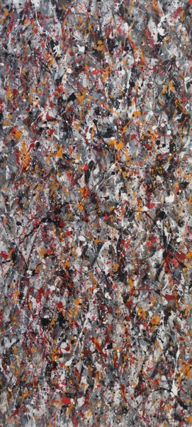 Painting titled "JACKSON POLLOCK sty…" by M.Y.Art, Original Artwork, Acrylic