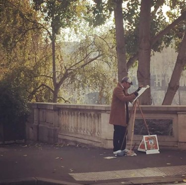 Photographie intitulée "Pont Louis-Philippe" par David Manuel Garcia, Œuvre d'art originale