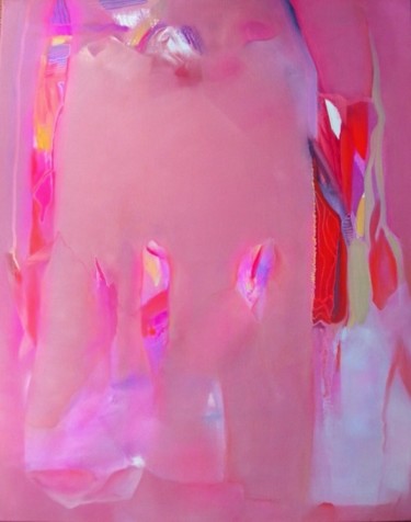 Peinture intitulée "Pink #2.jpg" par Micheline Bousquet, Œuvre d'art originale, Huile