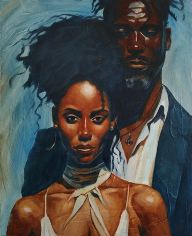 Painting titled "Dancing Souls" by Mykola Koidan, Original Artwork, Oil