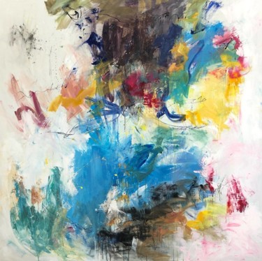 Vivid Painting Original Landscape Art Abstract Painting Painting titled "Vivid Painting Orig…" by Mykola Zorin, Original Art, Acrylic Mounted on Stretcher frame