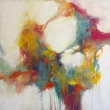Pintura titulada "Colorful Acrylic Pa…" por Mykola Zorin, Obra de arte original, Acrílico Montado en Bastidor de camilla de…