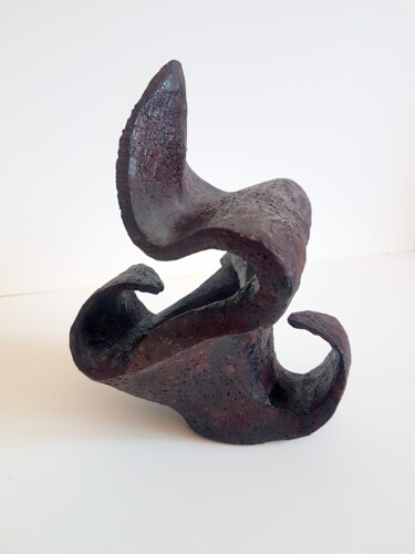 Sculptuur getiteld "Dragon" door Mylène Cg, Origineel Kunstwerk, Keramiek