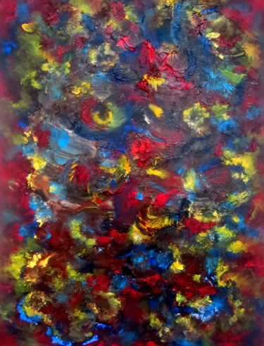 Painting titled "lifesmany-colors-em…" by Marianne Charlotte Mylonas-Svikovsky (Marlo), Original Artwork, Acrylic