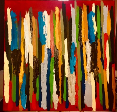 Painting titled "Read Between the li…" by Ma Lovelie Albarracin, Original Artwork, Acrylic