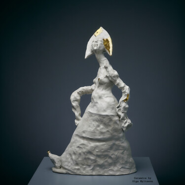 “Russian princess” Sculpture titled "“Russian princess”" by Olga Myltseva, Original Art, Ceramics