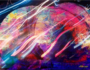Arts numériques intitulée "rondd ⭐⭐⭐" par Mylyfee Art, Œuvre d'art originale, Peinture numérique