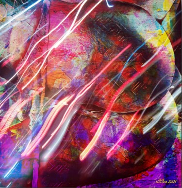 Arts numériques intitulée "deeby ⭐⭐⭐" par Mylyfee Art, Œuvre d'art originale, Peinture numérique