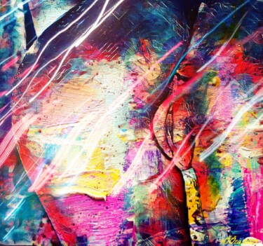 Digital Arts titled "gaady ⭐⭐⭐" by Mylyfee Art, Original Artwork, Digital Painting