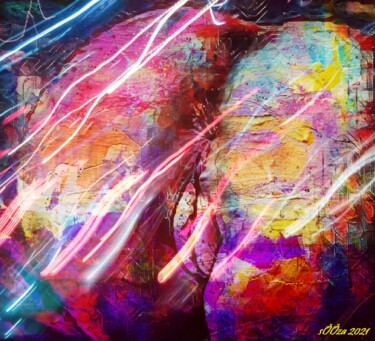 Arts numériques intitulée "polly ⭐⭐⭐" par Mylyfee Art, Œuvre d'art originale, Peinture numérique