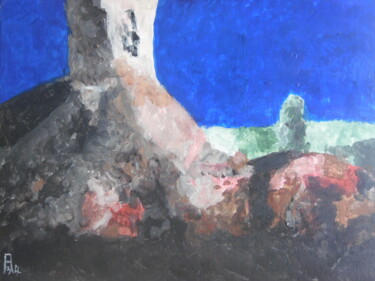 Pittura intitolato "La petite chapelle…" da Audran, Opera d'arte originale, pigmenti
