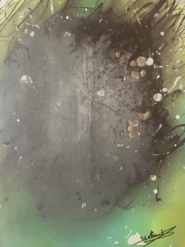 Painting titled "Le brouillard de l'…" by Audran, Original Artwork, Acrylic