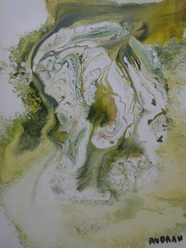 Malerei mit dem Titel "L'habitant d'une au…" von Audran, Original-Kunstwerk, Acryl