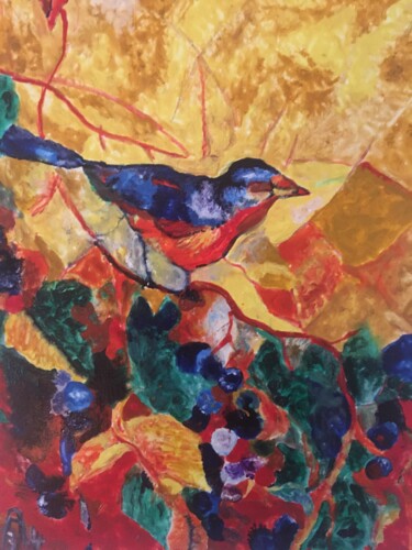 "L'oiseau sur la bra…" başlıklı Tablo Audran tarafından, Orijinal sanat, Pigmentler