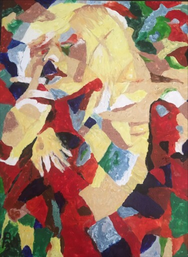 Pintura titulada "« La Nonchalance en…" por Audran, Obra de arte original, Pigmentos