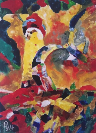 « Le Phare de l’Âme : Échos Marins et Tempêtes Intérieures » Peinture intitulée "« Le Phare de l’Âme…" par Audran, Œuvre d'art originale, Pigments
