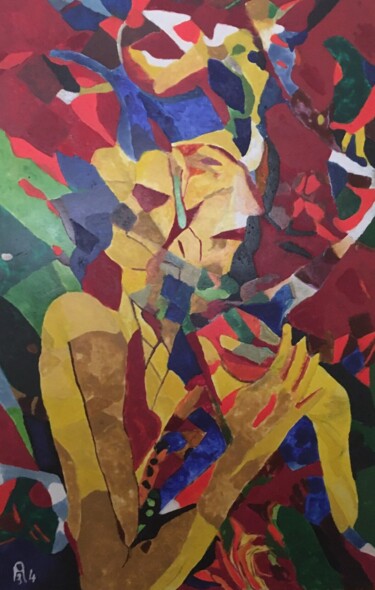 Pittura intitolato "Simultaneous unders…" da Audran, Opera d'arte originale, pigmenti