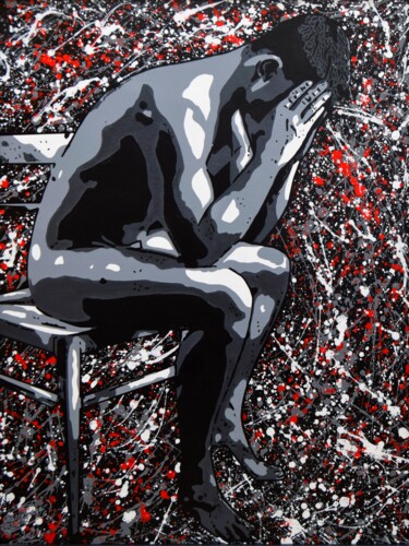 Sensibilité Painting titled "Sensibilité" by Myriam Bellanger, Original Art, Acrylic