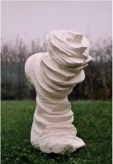 Sculpture intitulée "pied en marche" par Myriam Bonneau, Œuvre d'art originale, Techniques mixtes