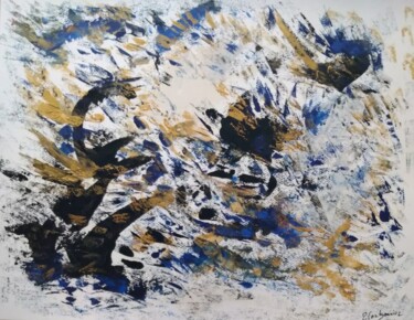 Peinture intitulée "Le vent l'emportera…" par Myriam Carbonnier (Myri- âme C), Œuvre d'art originale, Huile