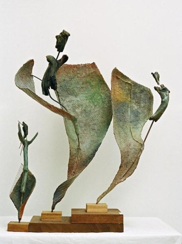 Peinture intitulée "Les corelles" par Myriam Delahoux, Œuvre d'art originale