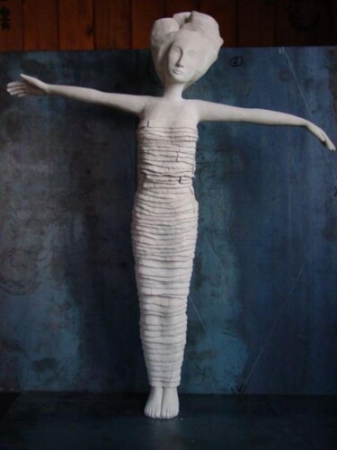 Sculpture intitulée "Galatée" par Myriam Ferrer, Œuvre d'art originale, Céramique