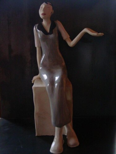 Sculpture intitulée "il est temps de ren…" par Myriam Ferrer, Œuvre d'art originale