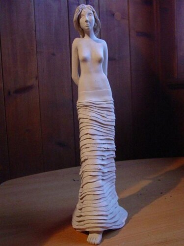 Sculpture intitulée "la séductrice" par Myriam Ferrer, Œuvre d'art originale