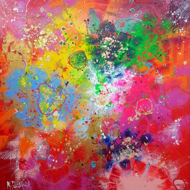 Soyut sanat Tablo, akrilik, soyut sanat, sanat eseri Myriam Guenaizia tarafından