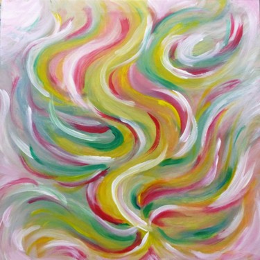 Peinture intitulée "Les couleurs du Jazz" par Myriam Gylon, Œuvre d'art originale, Acrylique