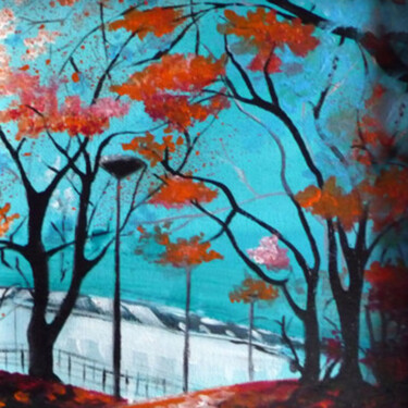 8378980-central-park2.jpg Peinture intitulée "8378980-central-par…" par Myriam Maury (Mori), Œuvre d'art originale