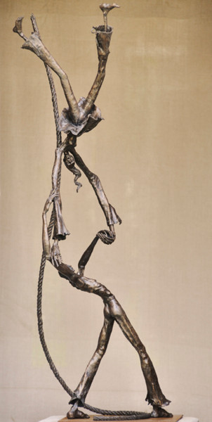 Sculpture intitulée "Accroc.jpg" par Myriam Schreiber, Œuvre d'art originale, Métaux