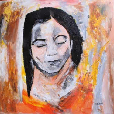 Peinture intitulée "Océanie" par Myriam Thomas, Œuvre d'art originale, Autre